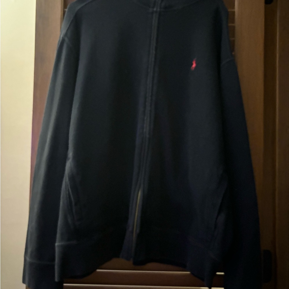 Ralph Lauren Black Zip-Up Hoodie